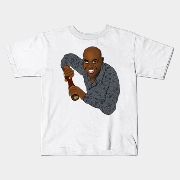 Ainsley Harriott Meme Kids T-Shirt by Barnyardy